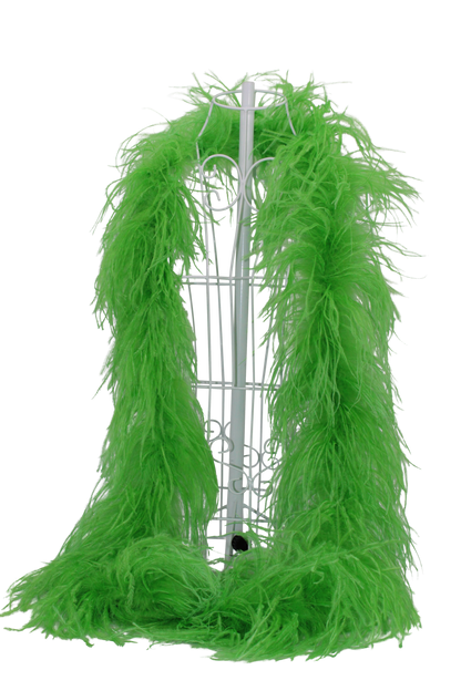 Feather Boa Ostrich H8 Apple Green