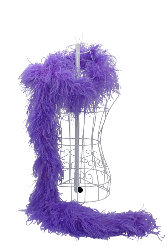 Feather Boa Ostrich H89 Lavender