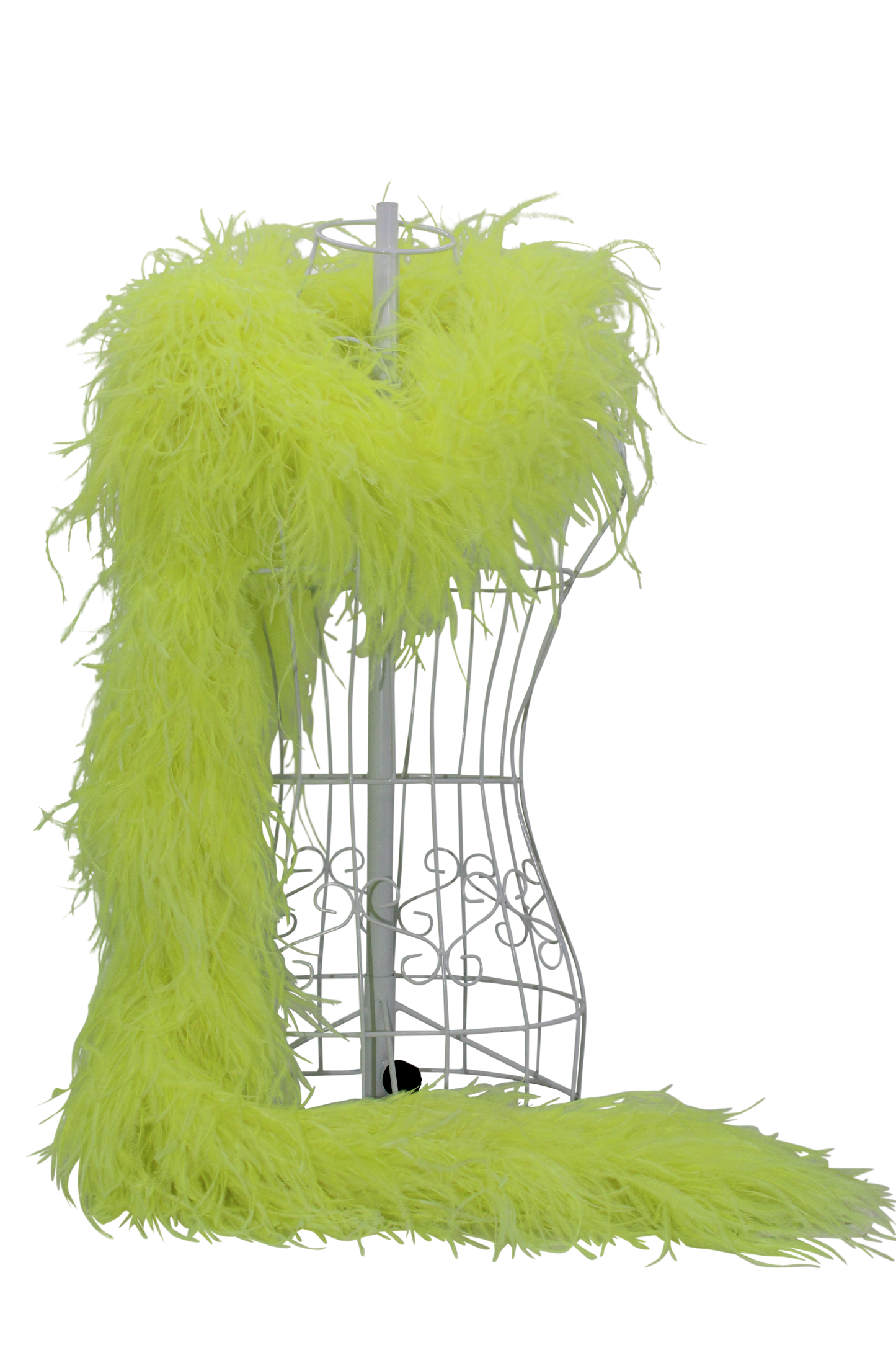 Feather Boa Ostrich Neon Yellow