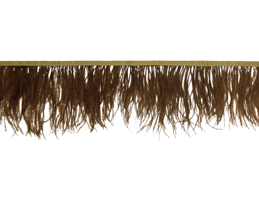 Ostrich Fringe 5-7" H27 Mocha