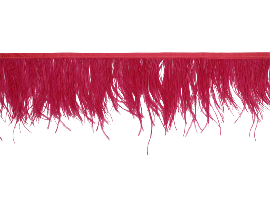 Ostrich Fringe 5-7" H92 Rose Pink