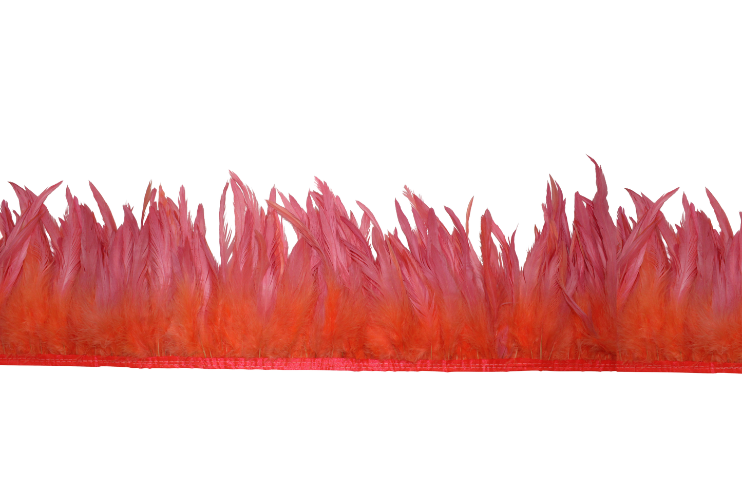 5-7” Schlappen Yards Bleach Dyed H111 Coral