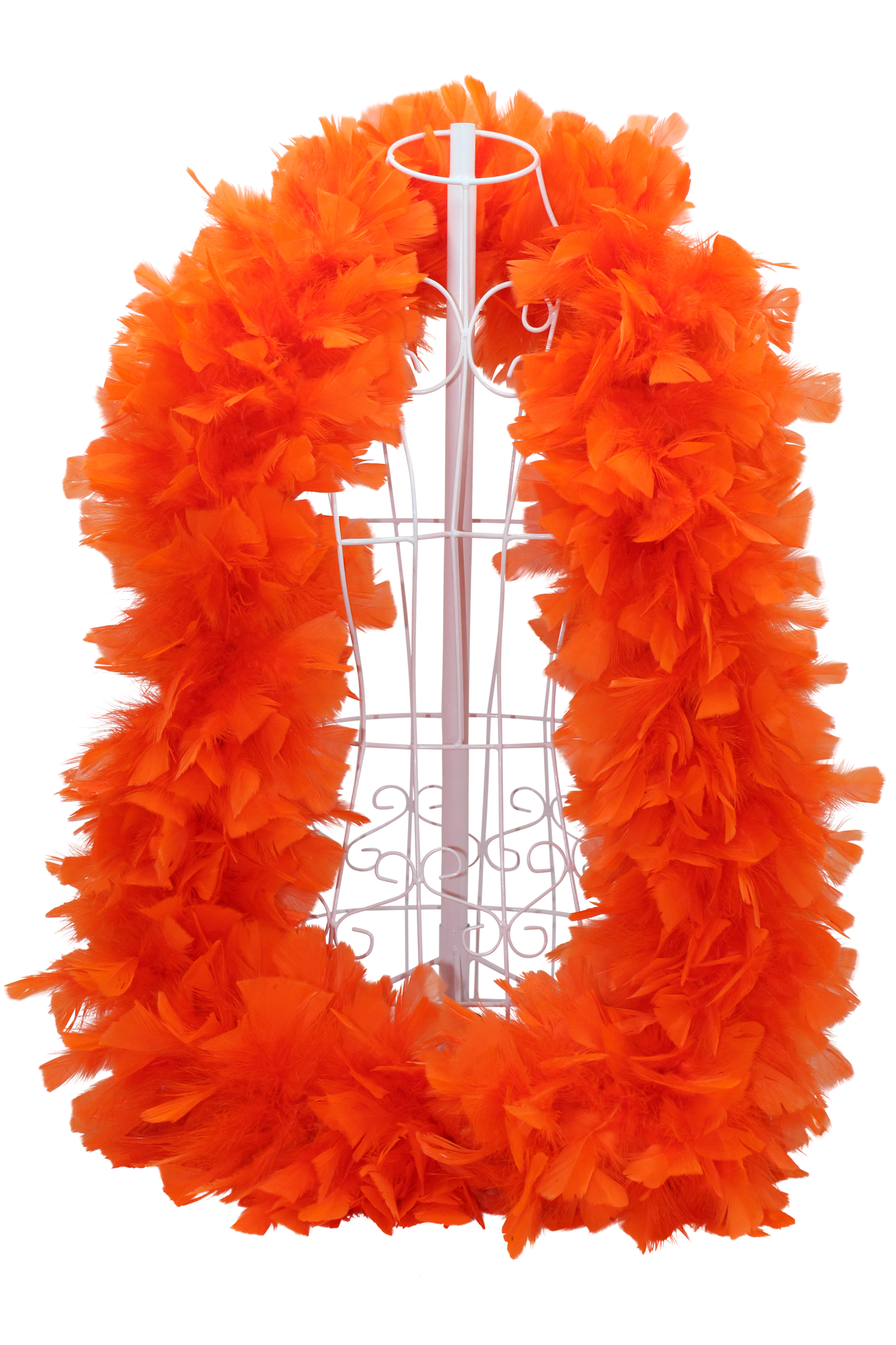 Feather Boa Turkey Ruff H62 Orange