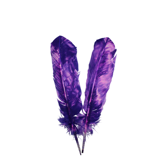 Turkey Quills Regular Cut Camouflage Purple