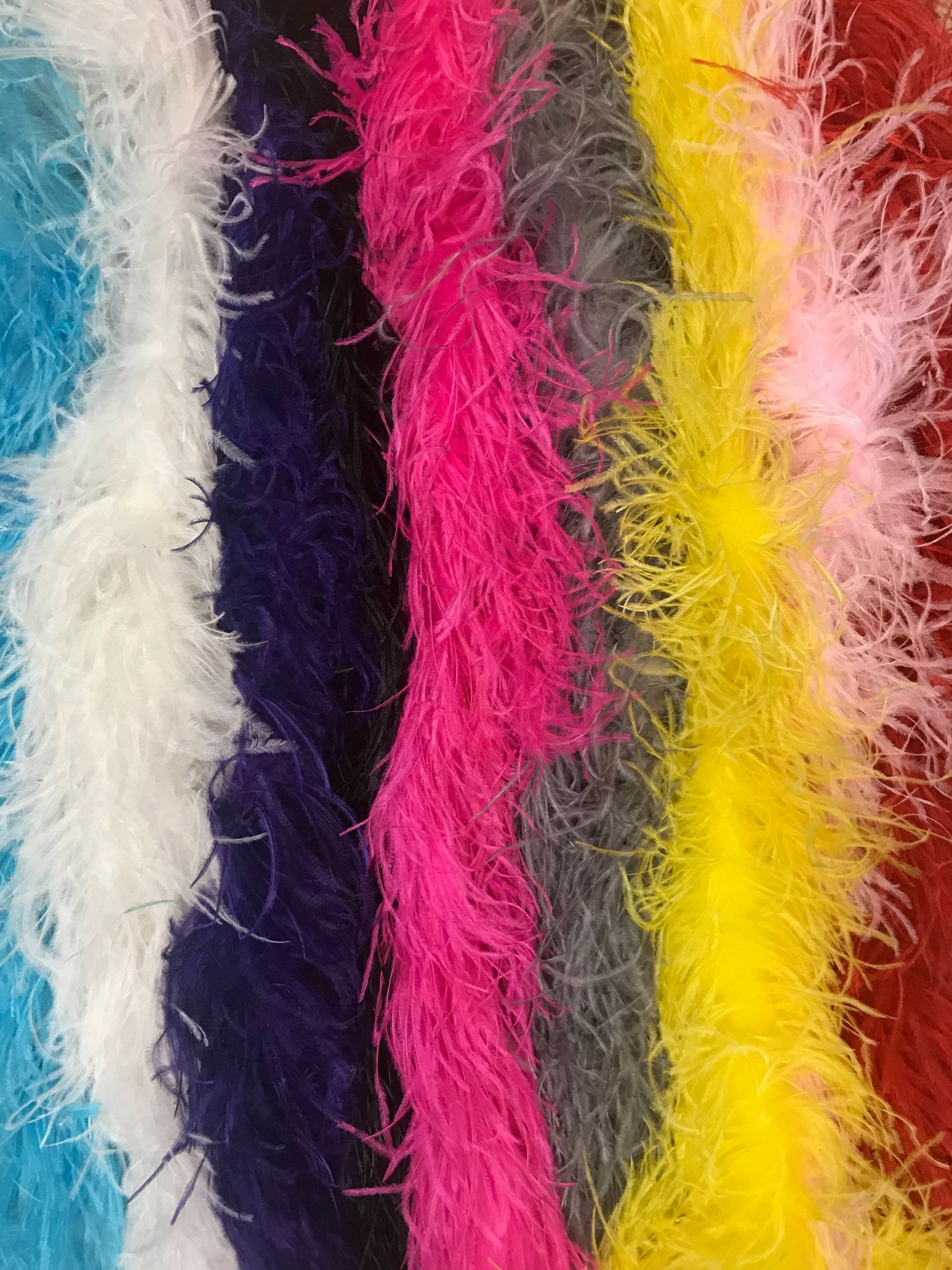 Ostrich Feather Boa 8 Ply -   Ostrich feathers, Feather boa, Feather  scarf